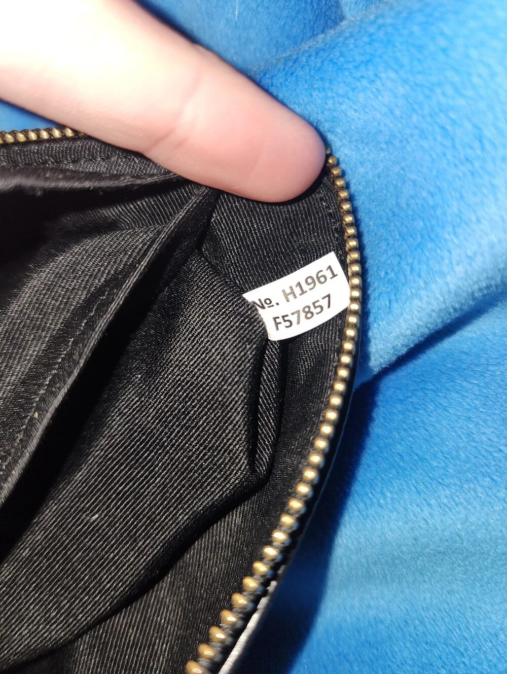Coach black leather